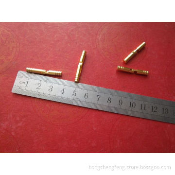 Gold Color Copper Cylindrical Pin Hinge for Wooden Box